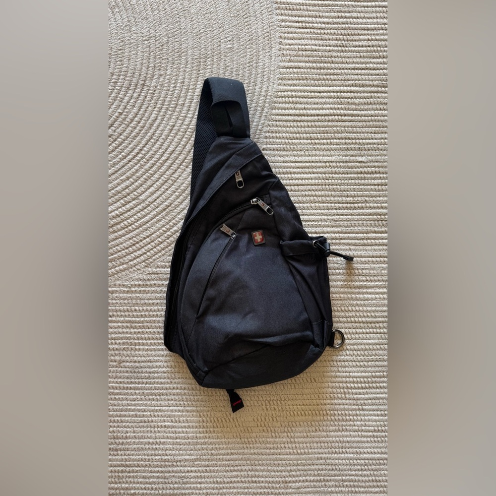 SwissTech Travel Sling Backpack, Black